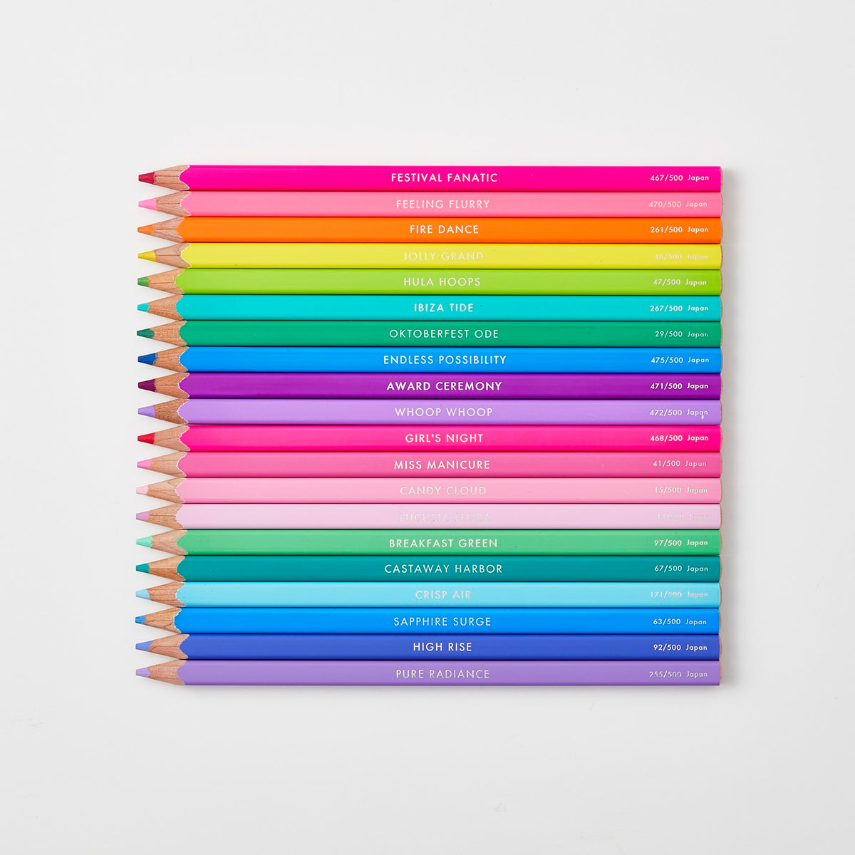 増田セバスチャン STUDIO COLOR PALETTE【20/500 COLORED PENCILS