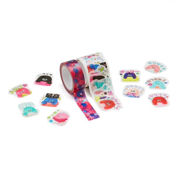 Monster Friend Flake Stickers By KAWAII COMPANY