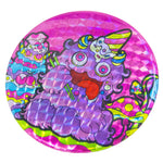 Choppy Pink Holographic Button By KMC