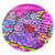 Choppy Pink Holographic Button By KMC