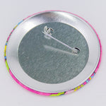 Choppy Pink Holographic Button By KMC