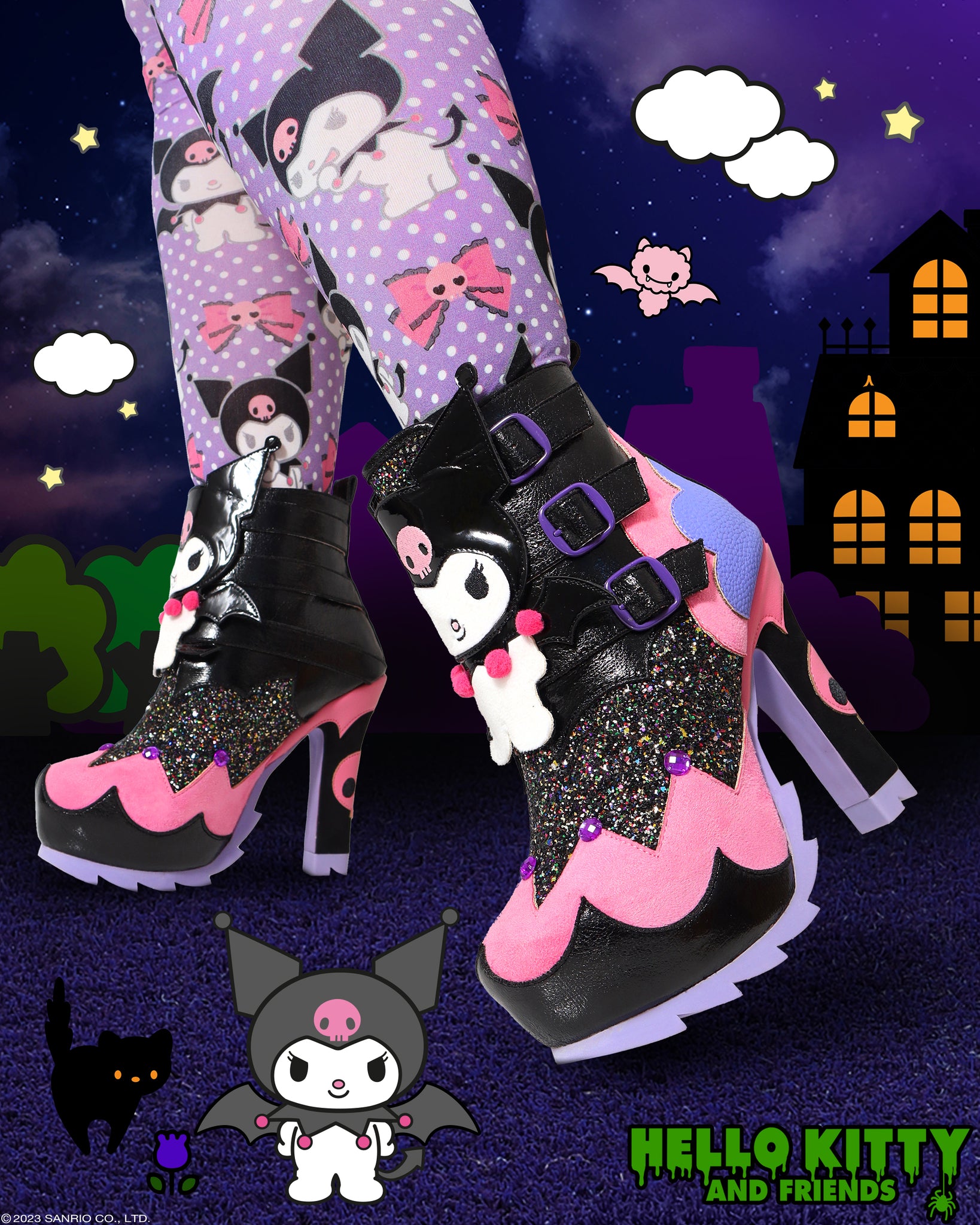 Kuromi Cutie Heels By Irregular Choice