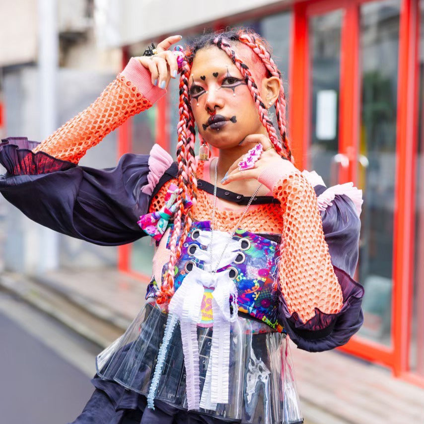 ６% DOKIDOKI グッズ　14点 Mesh Top/Connect to the Second Summer of Love | 6%DOKIDOKI