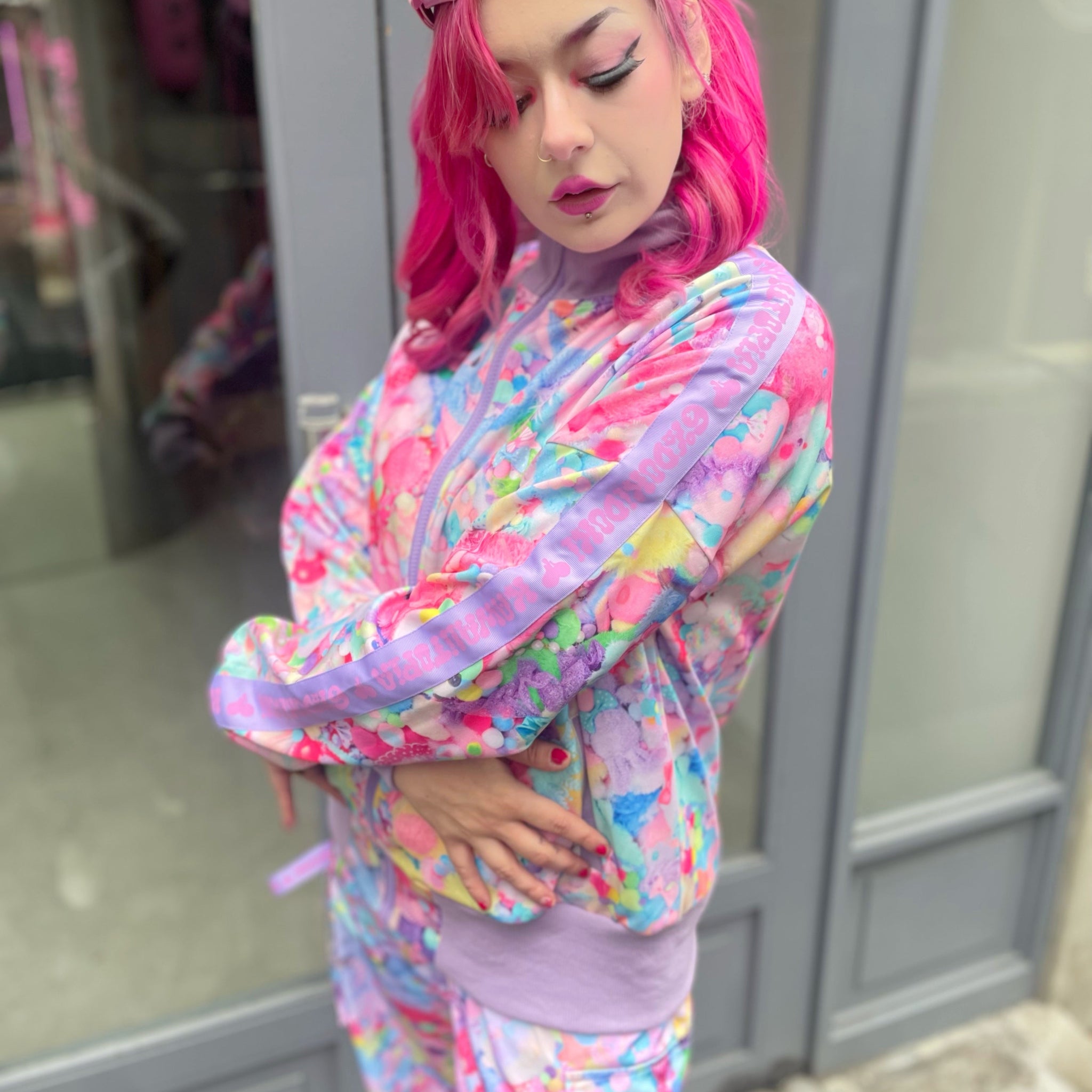 Track Jacket / Plushie Paradise | 6%DOKIDOKI WORLDWIDE WEB SHOP