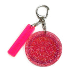 Glitter Big Logo Keychain