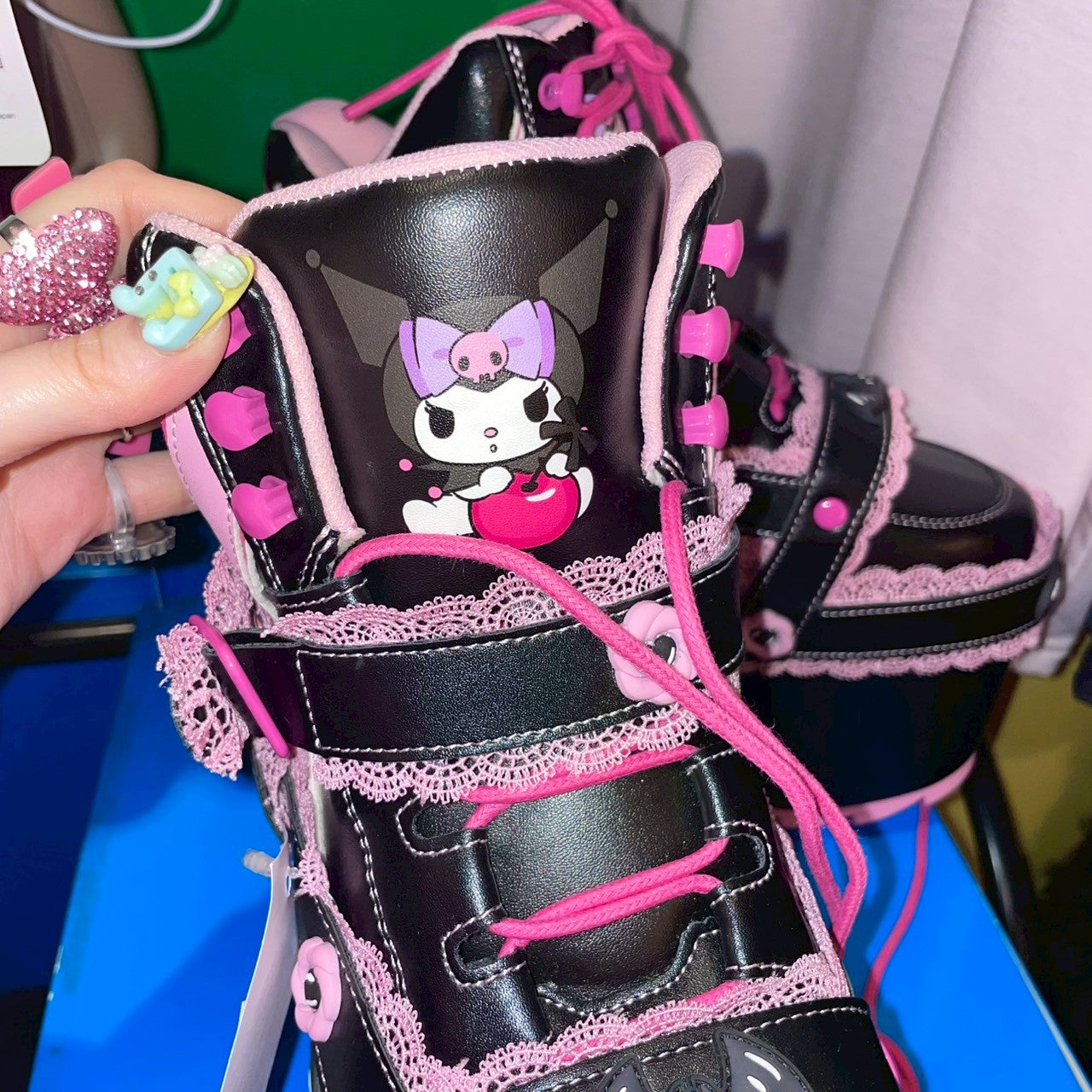 靴 KUMI QOZMO KUROMI Shoes By YRU | 6%DOKIDOKI WORLDWIDE WEB SHOP