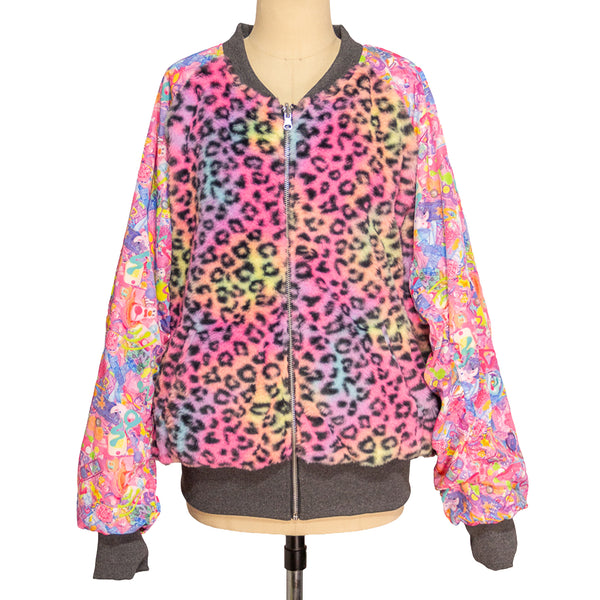Reversible Boa Jacket / Primal Pop | 6%DOKIDOKI WORLDWIDE WEB SHOP