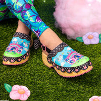 MLP Pony Palace Black Sandals By Irregular Choice