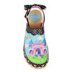 MLP Pony Palace Black Sandals By Irregular Choice