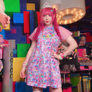Organdy Sleeve Dress / Colorful Riot Pastel