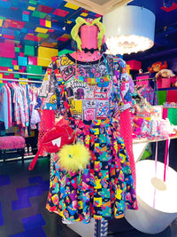 Yummy Yummy in My Tummy Skirt w/ Suspenders | 6%DOKIDOKI WORLDWIDE