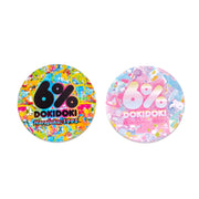 6% Logo Tin Badge/Primal Pop 6%DOKIDOKI Mix