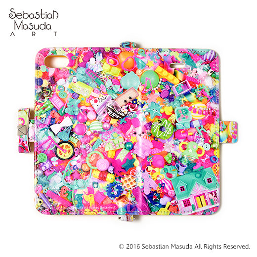 【SALE】Colorful Rebellion THANK YOU ALL iPhone SE,5,5sCase w/ Shoulder Strap