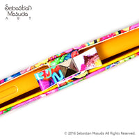 【SALE】Colorful Rebellion THANK YOU ALL iPhone SE,5,5sCase w/ Shoulder Strap
