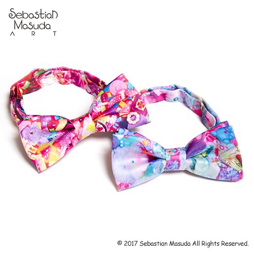 Colorful Rebellion Bow Tie-Desire