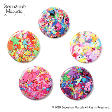 Sebastian Masuda Colorful Rebellion Seventh Nightmare Badge Collection