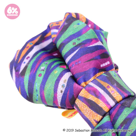 Colorful Rebellion/Animal 2-Way Super Big Ribbon Clip & Brooch