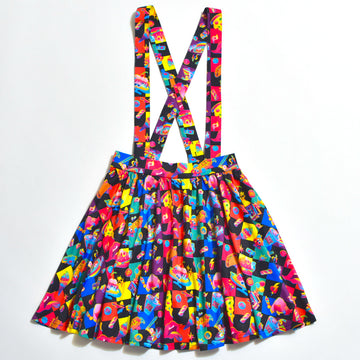 Yummy Yummy in My Tummy サスペンダー付きスカート