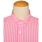 6-D/stripe back tuck stripe shirt
