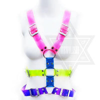 Neon jelly harness by DEVILISH