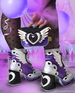 Heart Way There Boots Black By Irregular Choice