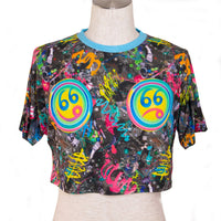 Cropped Mini T-shirt/Connect to the Second Summer of Love