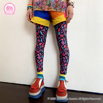 6%DOKIDOKI Colorful Rebellion CRASH Tights – Tokyo Fashion