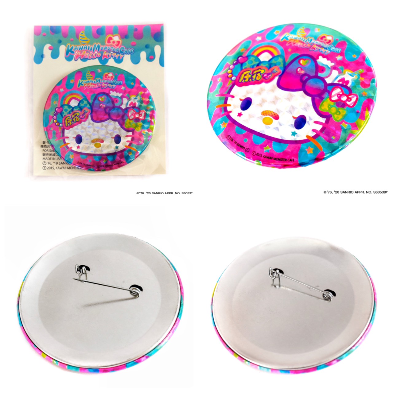 KMC×Hello Kittyコラボ缶バッヂ | 6%DOKIDOKI WORLDWIDE WEB SHOP
